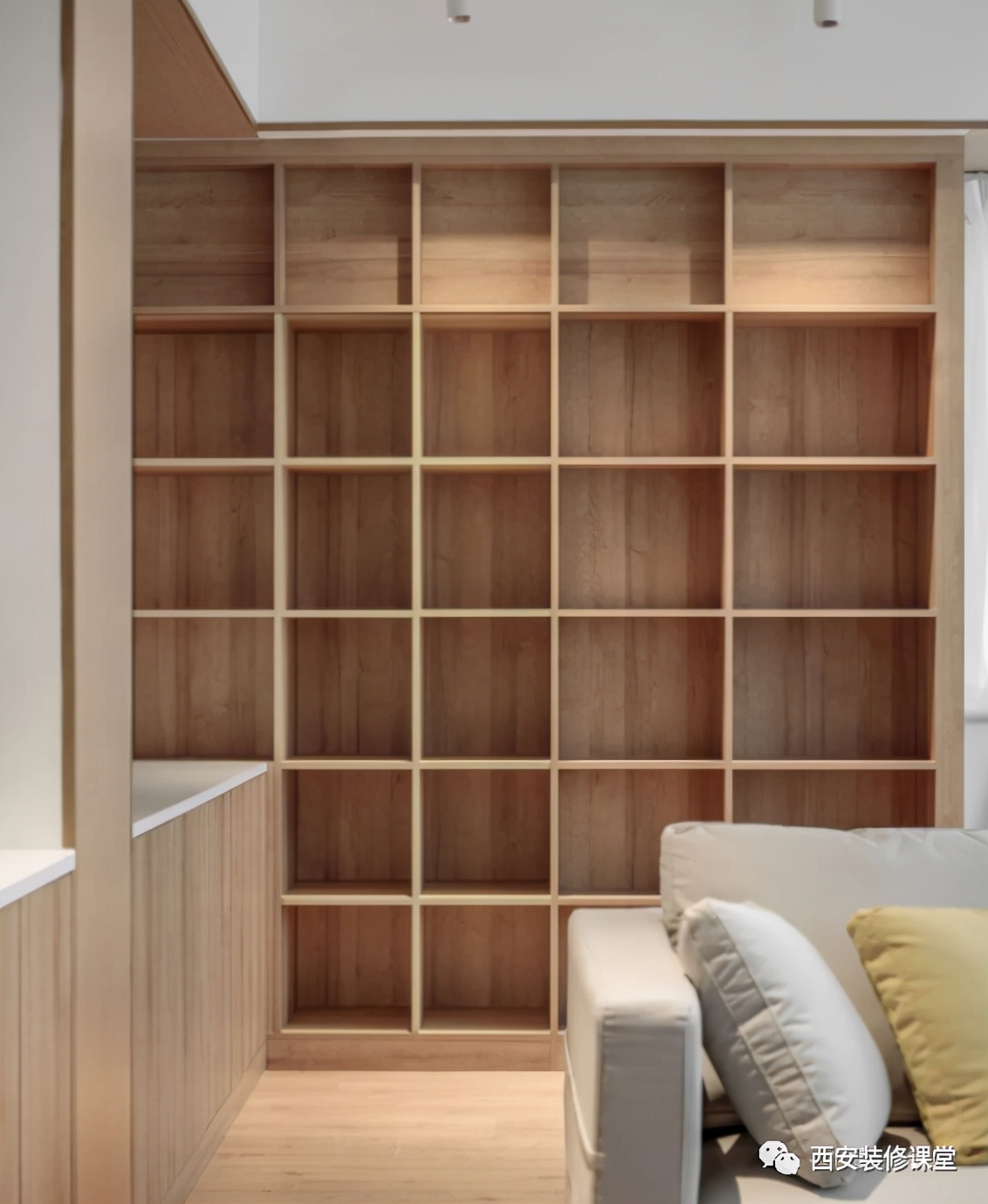 简约现代书柜书橱储物柜子置物柜现代原木色组合书柜|空间|室内设计|憨豆小姐 - 原创作品 - 站酷 (ZCOOL)